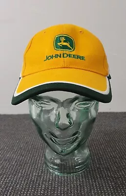 🔶rare Vintage Retro John Deere Cotton Twill Hat Cap Tractor Farm Machinery Osfm • $89.99