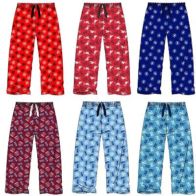 Kids Official Football Lounge Pants Pyjama Bottoms Boys/Girls Pyjamas Age 5-14 • £6.95