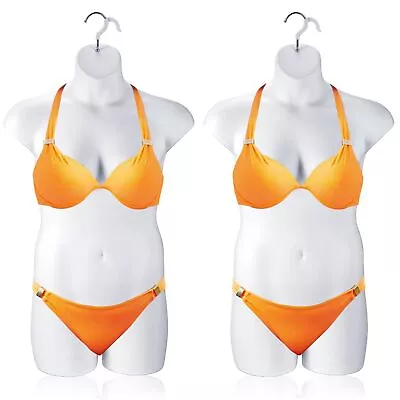 2 Pcs Plus Size Female Mannequin With Hook Hip Long Hollow Back Hanging Manne... • $110.60