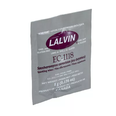 Lalvin EC1118 Champagne Style Wine Home Brew Yeast - 2 Pack • £3.75