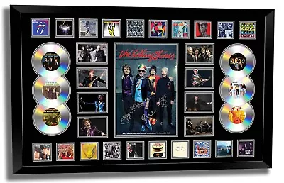 The Rolling Stones Mick Jagger Signed Limited Edition Framed Memorabilia • $220