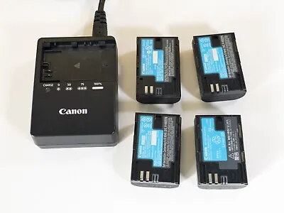 Canon LP-E6N Battery X4 And Charger • £15