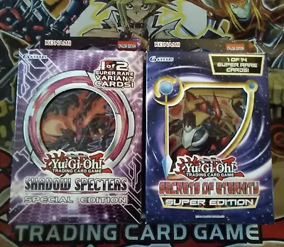 YuGiOh  Shadow Specters Special Edition + Secrets Of Eternity Special Edition • £54.99
