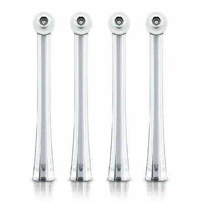 $57 • Buy 4pc Philips HX8032/05 Replacement Nozzle Dental Heads For AirFloss Ultra Silver