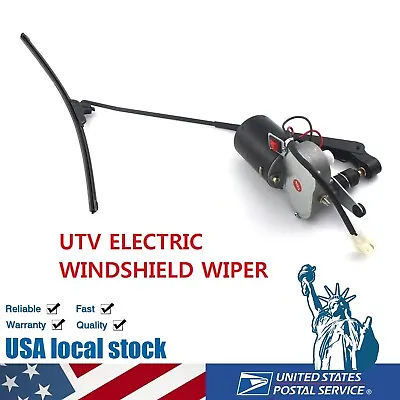 Universal Electric UTV Windshield Wiper Kit W/ 12V Motor For Polaris 100%New • $25.98