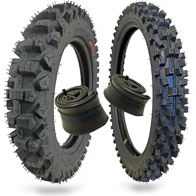 WIG Racing Dirt Hoe 120/80-19 And 90/90-21 Tire And Heavy Duty Inner Tube Combo • $131.81