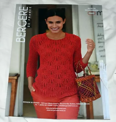 £1.20 • Buy Bergere De France Ladies Sweater Knitting Pattern