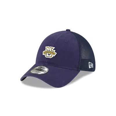 Marquette Golden Eagles NCAA New Era 39THIRTY Flex-Fit Hat~Distressed Navy • $19.99
