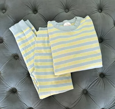 Hanna Andersson PJs Long Sleeve L/S Pajamas Striped Organic Cotton Size 130 (8) • $16