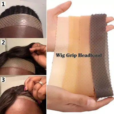Silicone Wig Grip Non Slip Fix Elastic Hair Band Wig Band ✅UK SuperFast Delivery • £4.45