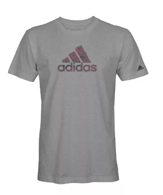 Adidas Golf Azalea Print Grey Heather Season Opener T-Shirt GD9666 • $10