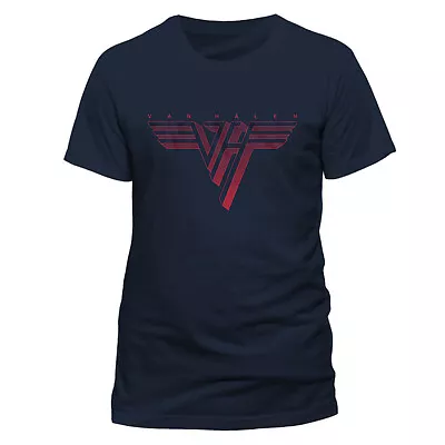 Van Halen Logo Eddie David Lee Roth Rock Official Tee T-Shirt Mens Unisex • £19.42