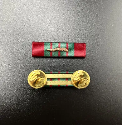 French CROIX De GUERRE RIBBON BAR With PALM  - WWII WW2 WAR CROSS MEDAL • $12.95