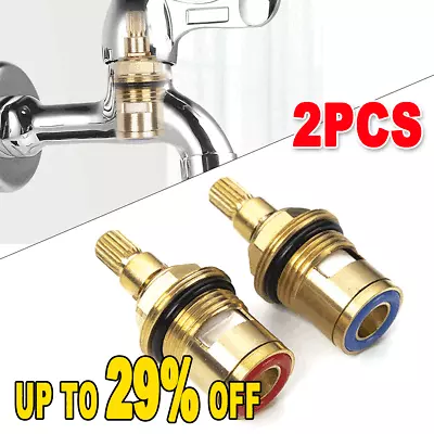 Replacement Tap Valve Brass Ceramic Disc Cartridge Household Faucet Repair Parts • £4.89