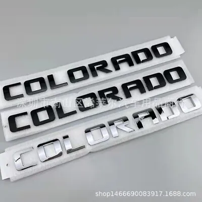 Chrome Colorado Fit Chevy Rear Liftgate Emblem Chevrolet Nameplate Badge • $24.35