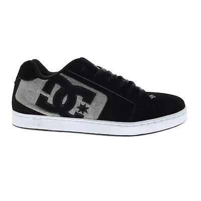 DC NET 302361-XKSS Mens Black Nubuck Lace Up Skate Inspired Sneakers Shoes • $31.99