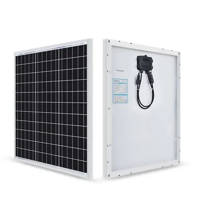 Renogy 50 Watt 12 Volt Monocrystalline Solar Panel For RV Boat Pool • $49.99