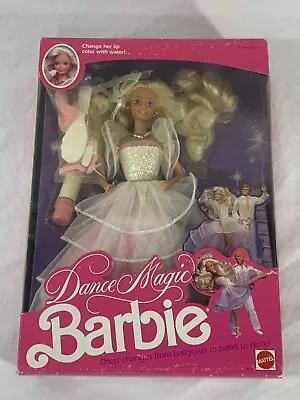 Vintage 1989 DANCE MAGIC BARBIE DOLL By MATTEL New In Box # 4836 NEW • $69.99