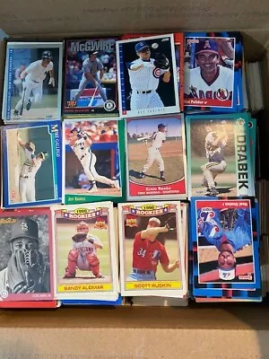 Vintage 1000 Baseball Card Collection Lot W/ Stars RC's Bonus 1986-93 READ • $23.33