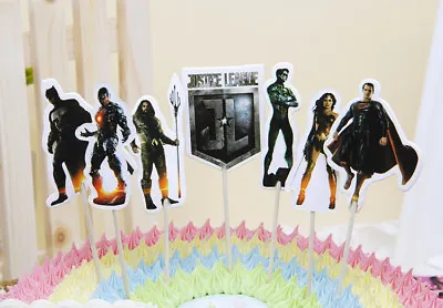 Cupcake Cake Toppers Justice League 24pcs • $10