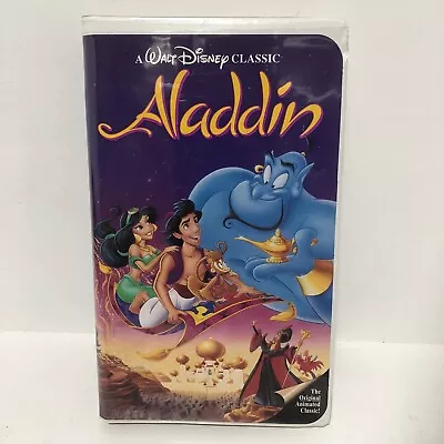 Aladdin Walt Disney Black Diamond Classic Collection VHS  • $90