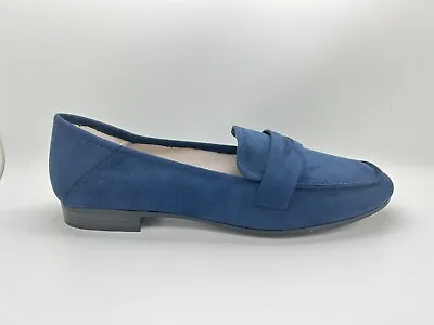 £18.99 • Buy Jana Shoes Blue Faux Suede Woman Flats Slip On Shoes UK 7.5 EUR 41