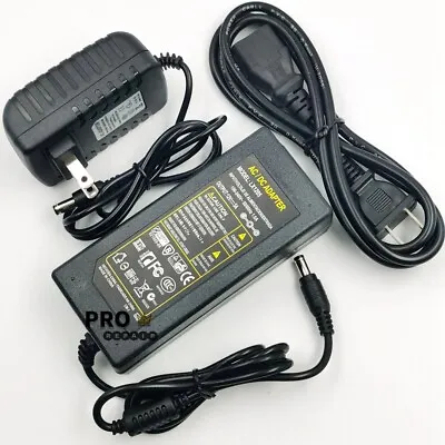 $7.59 • Buy 12V 2A-5A Power Supply AC 100-240V To DC Adapter Plug For 3528 5050 LED Strip US