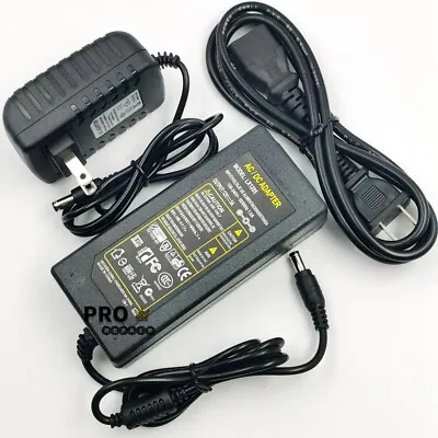 12V 2A-5A Power Supply AC 100-240V To DC Adapter Plug For 3528 5050 LED Strip US • $9.49