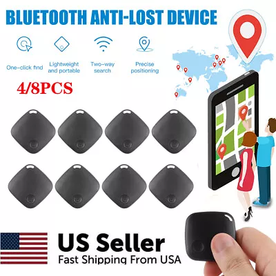 4/8PCS Tile Smart GPS Tracker Wireless Bluetooth Anti-Lost Wallet Key Pet Finder • $12.99