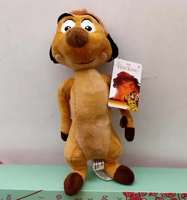 OFFICIAL DISNEY THE LION KING Timon Meerkat 20cm SOFT TOY PLUSH TEDDY NEW  • $14.22