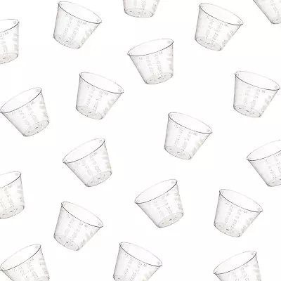 [100 Count - 1 Oz Disposable Graduated Plastic Medicine Cups - For Mixed Pills  • $9.88
