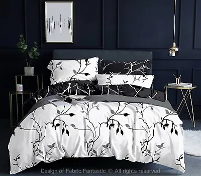 TREE Reversible Double/Queen/King/Super King Size Duvet/Doona/Quilt Cover Set • £18.59