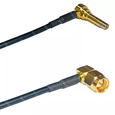 RG174 MS156 Male Angle Long To SMA MALE ANGLE Coax RF Cable USA-Ship Lot • $11.24