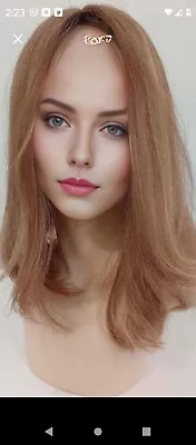Malky Jewish Wig Shaitel Sheitel Human Hair Blonde Skin Top No Lace • $850