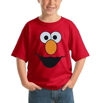 Sesame Street Elmo Face Youth Kids T-Shirt • $16.99