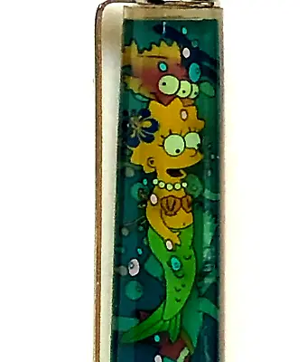 2001 Simpsons Floaty Pen Moving Mermaid Lisa Tiki Hula Maggie Bart Hawaiian Vtg • $62.99