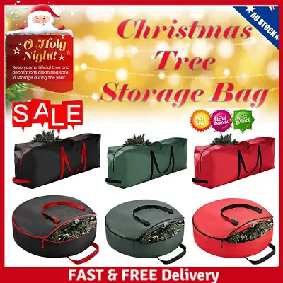 Christmas Tree Storage Bag Heavy Duty Artificial Xmas Zip Home Sack Holder By • $15.69