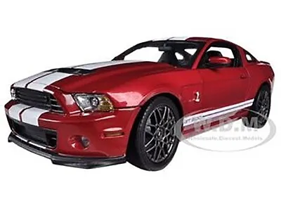 2013 Ford Shelby Mustang Gt500 Red 1/18 Diecast Model Shelby Collectibles Sc396 • $66.99