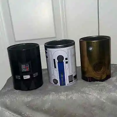 Set Of 3 Star Wars ThinkGeek Metal Insulated Drink Koozie Coozie- Rare- R2D2 • $39.95