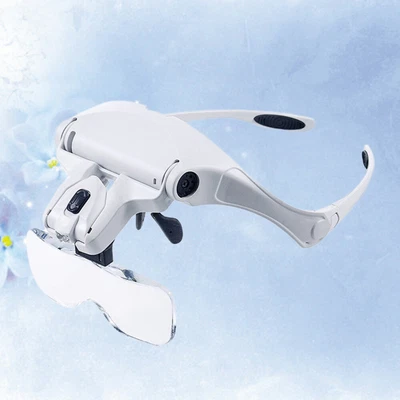 £19.42 • Buy Glass Magnifying Glass Work Glass Loupe Visor Headset