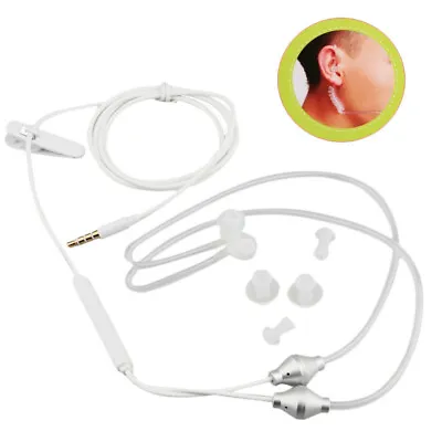 £3.92 • Buy FBI Anti-Radiation Earphone Air Tube Headset For Apple IPhone IPad Computer MP3