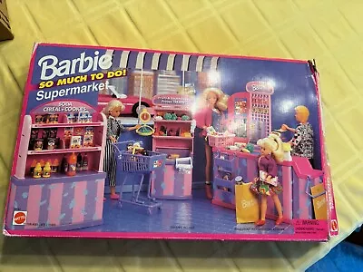 Vintage 1995 Barbie So Much To Do Supermarket Play Set Mattel 67160 Missing Part • $20