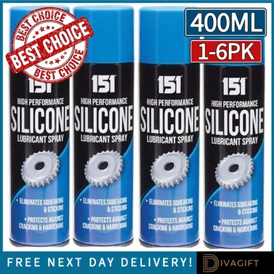 £14.99 • Buy 200ml High Performance Silicone Car Lubricant Spray Eliminates Squeaking New