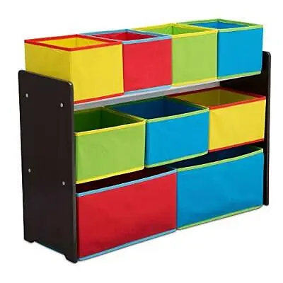 Delta Children Deluxe Multi-Bin Toy Organizer With Storage Bins Dark • $68.29