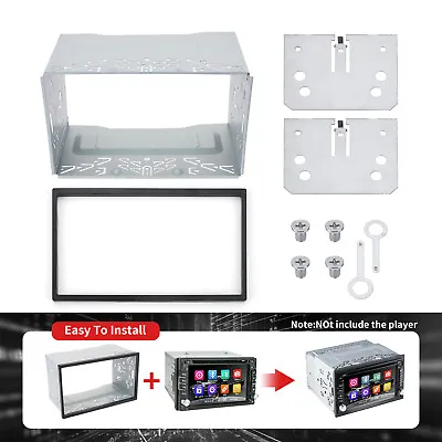 Double 2Din Car Stereo Radio DVD Player Metal Frame Mounting Dash Kit Universal • $21.45