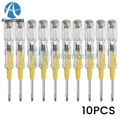 1-10pcs Circuit Tester Screw Driver Double-Headed Electric Voltage Tester Pen • $2.99