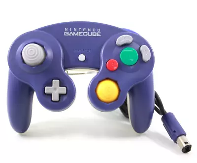 Genuine Official Nintendo GameCube Controller Indigo/Clear [DOL-003] • $59