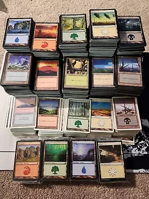 MTG 3500-4000ish (Probably More) Vintage Bulk Basic Land Lot - 1994 Through 2018 • $149.95