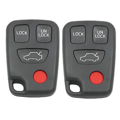 2Pcs For Volvo S40 V40 C70 XC70 HYQ1512J 4 Buttons Remote Key Case Shell Fob • $4.99