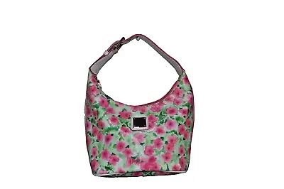 DOONEY & BOURKE Pink White Green Petunia Floral Shoulder Bucket Bag NWOT • $82.95